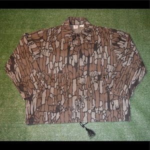 Vintage 80s Trebark Camo Zip Up Jacket!